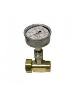 Bocciolone 636 manometro inox dn63 0-25bar+attaccopost.d. 1/4"