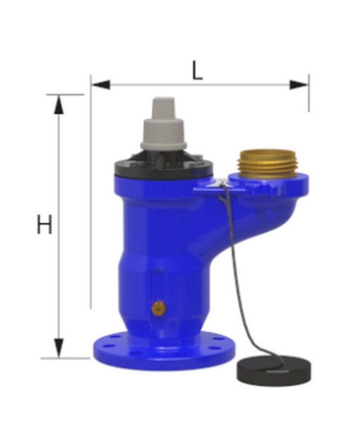 Bocciolone 64/A Unterflurhydrant crotone dn50 1outlet dn45