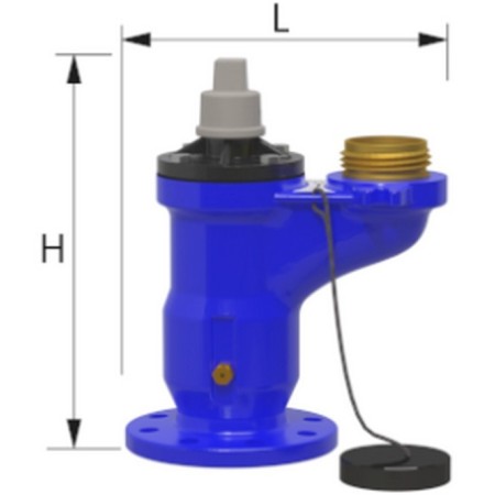 Bocciolone 64/A Unterflurhydrant Milan DN100 1Ausgang DN70