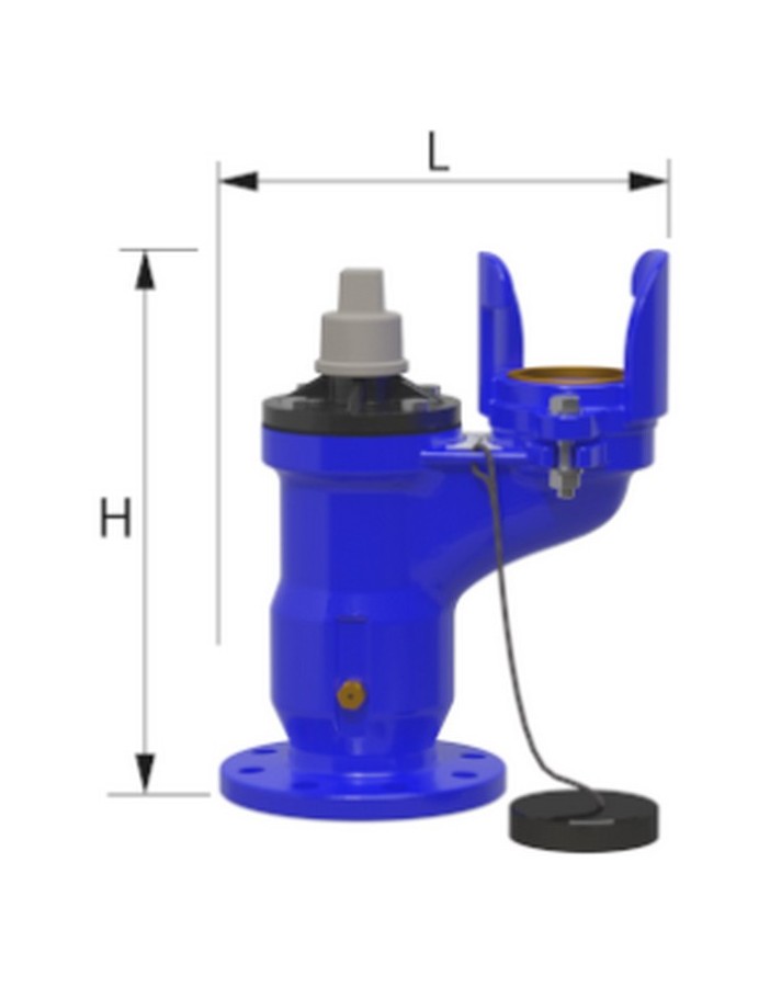 Bocciolone 64/b underground hydrant crotone dn50 bayonet dn50