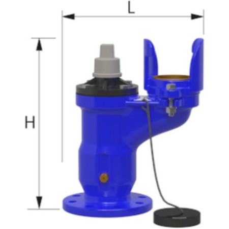 Bocciolone 64/b underground hydrant milan dn100 bayonet dn70