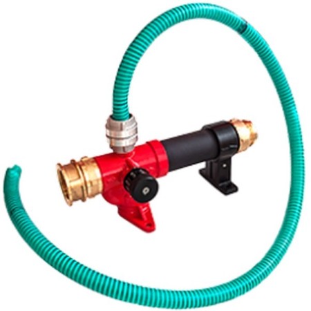 Mezclador de línea Bocciolone 647 + pipa de pescado DN70 400lt/min