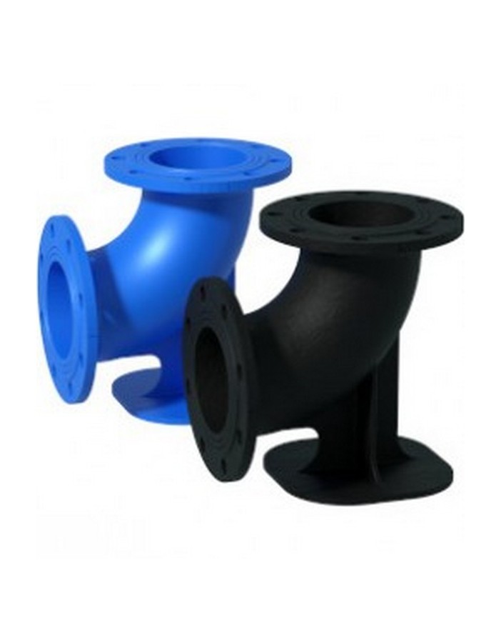 Bocciolone 67 Elbow to Flanged Foot DN50