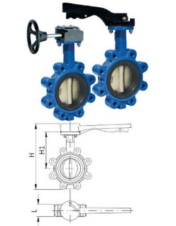 Bocciolone 750/L Butterfly Valve Jul PN16 DN200 Cast Iron