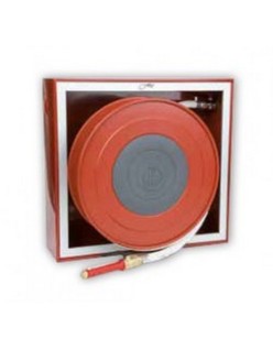 Bocciolone 80/A wall hose reel box DN25 L.30M BN+Sprayjet K28