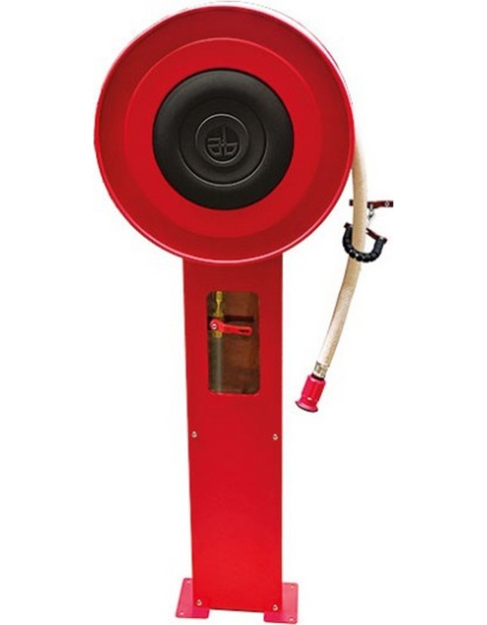 Bocciolone 80/w hose reel "self-standing" DN25 L.20M BN+Sprayjet