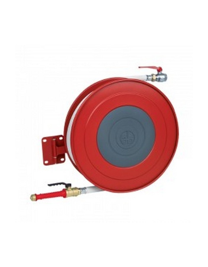 Bocciolone 80/z Carrete de manguera de pared/nicho DN25 L.20m BN+Starjet