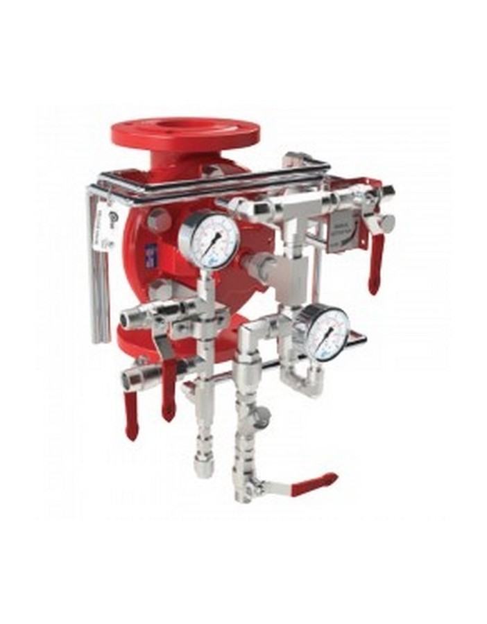 Bocciolone 916 valvola preazione dn150/6" trim pneumatico flangiata