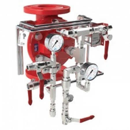 Bocciolona 916 Válvula de presión DN150/6" con brida Embellecedor neumático