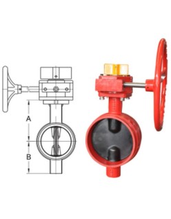 Bocciolone 970/fm papillon des gaz rainuré ul/fm d. 3"