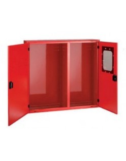 Bocciolone wall box x hydrant + fire extinguisher compartment red