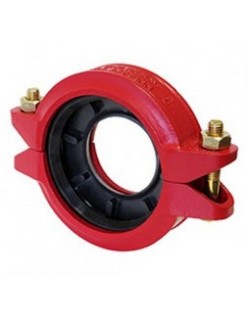 Bocciolone gr8lok 931 joint réduit d. 4"x2.1/2 » peint en rouge