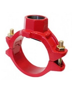 Bocciolone gr8lok 932 soporte roscado de unión d. 4"x2" pintado de rojo