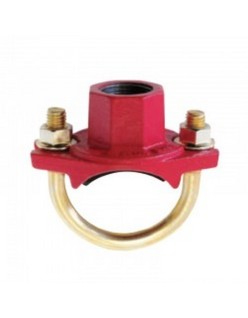 Bocciolone gr8lok 934 sprinkler connection d. 1.1/2"x1/2" painted red