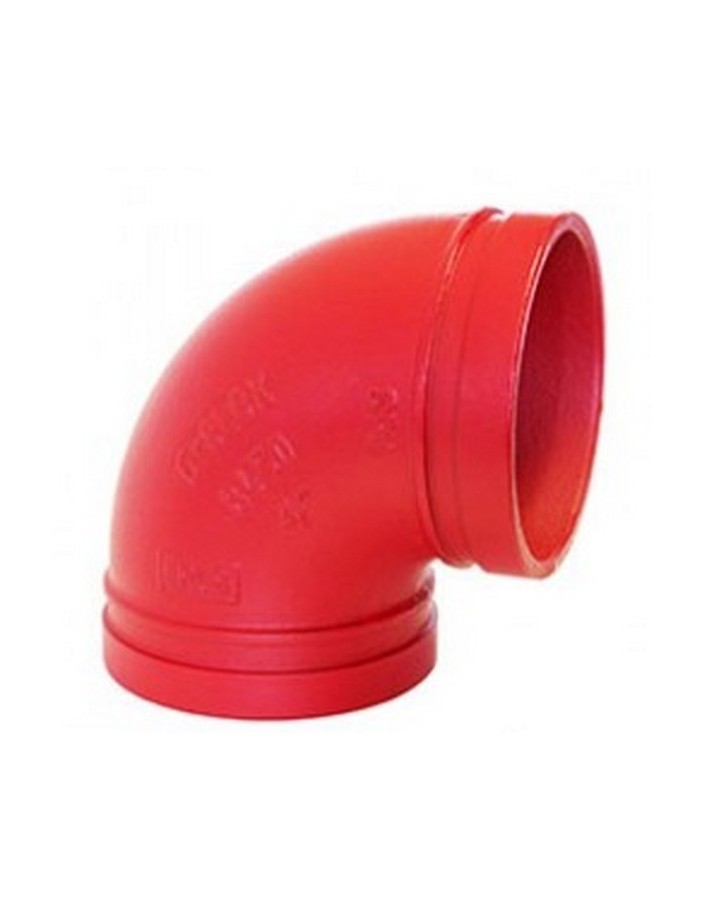 Bocciolone gr8lok 935/z curva 90° d. 5" zincata