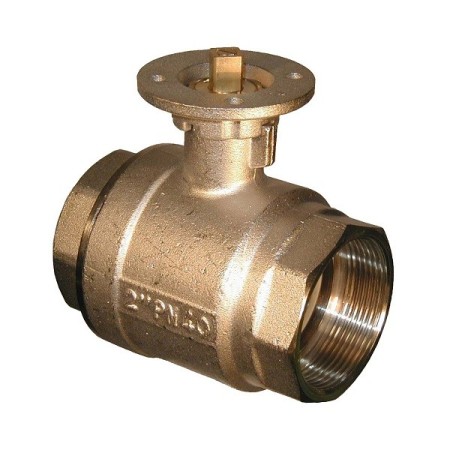 Cuerpo de válvula de bola de 2 vías d. Tipo 1/2" todo/nada conexiones hembra conexión ISO 5211 F03 Q09