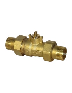 Fast ball valve 2 ways d. 1/2" type all/nothing connections