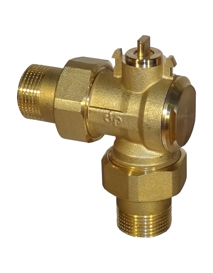 Fast 2-way angle valve d. 1" type all/nothing...