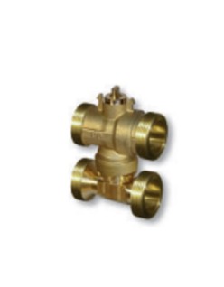 Schneller Kugelhahn 4-Wege d. 3/4" mit...