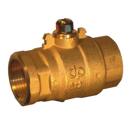 2-way ball valve body d. 1/2" all/nothing type female connections