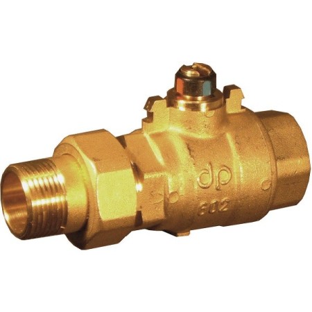 2-way ball valve body d. 1"1/2 type all/nothing female connections/union