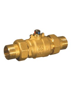 2-way ball valve body d. 3/4" all/no type union connections