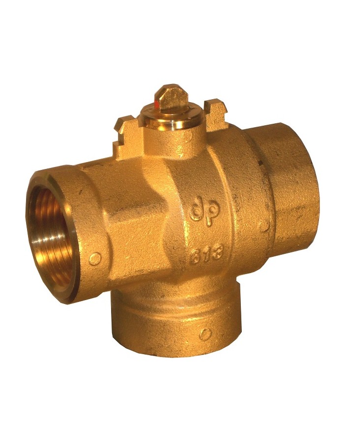 3-way ball valve body d. 1/2" diverter type 3...