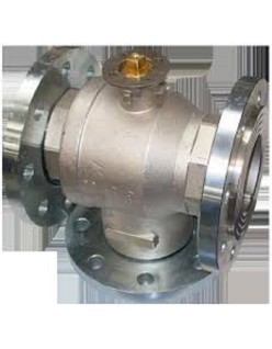 Ball valve body 3 ways DN 80 type 3-hole coplanar...