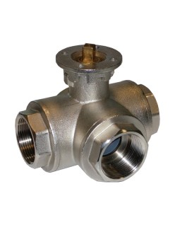 3-way ball valve body d. 1/2" 2-hole front diverter type...