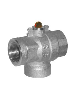 Body Ball valve 3 ways d.1" diverter type 3 holes...