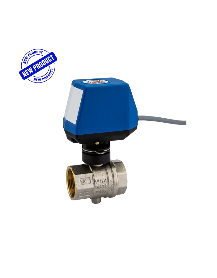 2-way butterfly valve d. 2" type all/nothing...