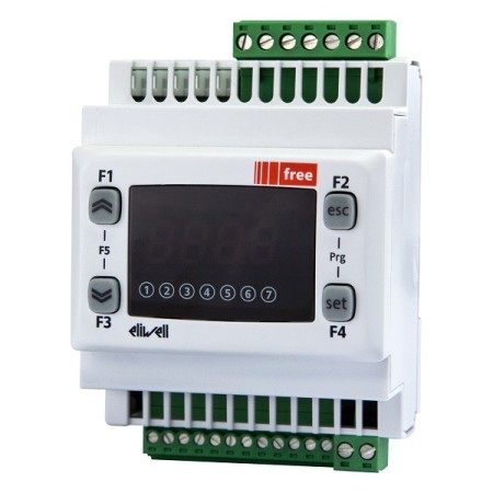 Regulador electrónico PID 230 VAC con señal modulante de 3 puntos o 0÷10VDCper V.mix o control de flujo