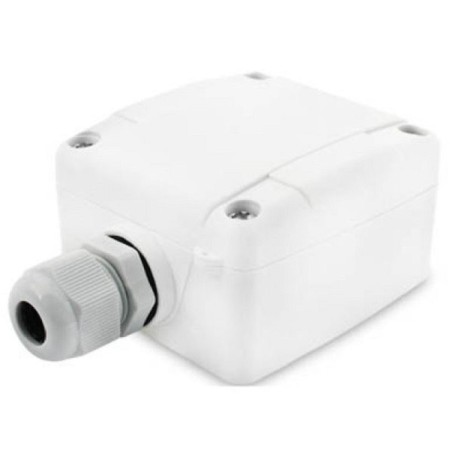 Sonde externe avec boîtier 69x75x44mm Boper couleur : RAL 9010Plage de mesure : -50..+100°C - IP65