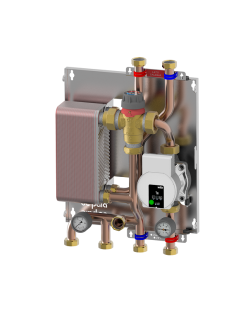 Separation unit: heat generator/heating system with mixed...