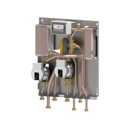 Boîte à feu BF4 puissance 25kw type autonome avec unité de commande sans couvercle