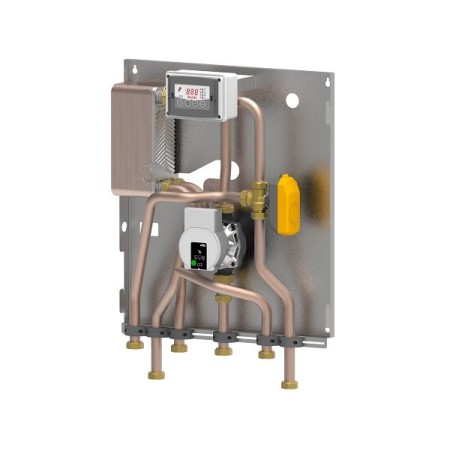 De Pala Cassetta box fire bf7s potenza 25kw c/stacchi caldaia e centralina senza mantello di copertura