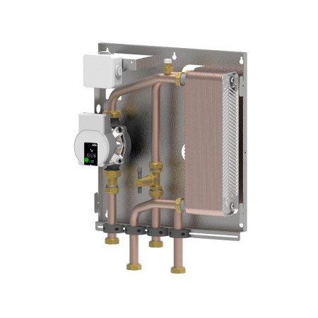 Unidad de producción instantánea de ACS bf6 50kw ACS salida 30 l/min plantilla hidráulica desnuda