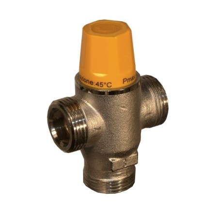 De Pala Valvola deviatrice termostatica punto fisso 45° c d. 1" maschio