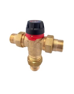 Side thermostatic mixer for low/medium temperature...