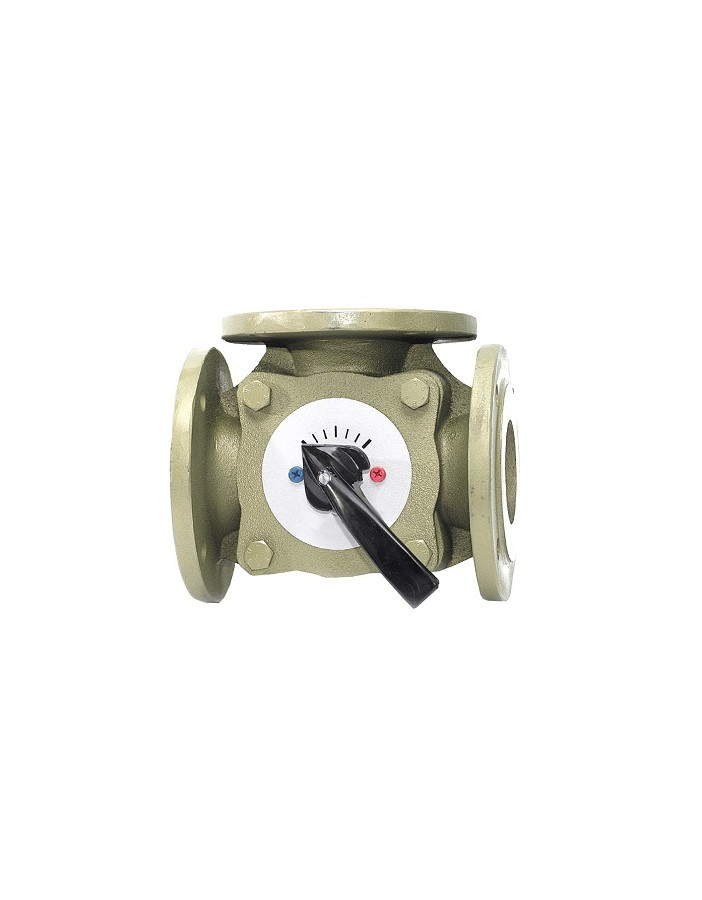 3-way mixer/diverter valve dn 65 flanged rotor...