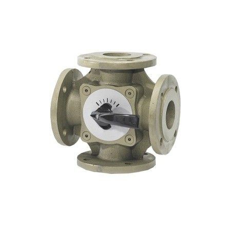 De Pala Valvola a 4 vie tipo miscelatrice dn 100 flangiato otturatore rotoreKit distanziale incluso