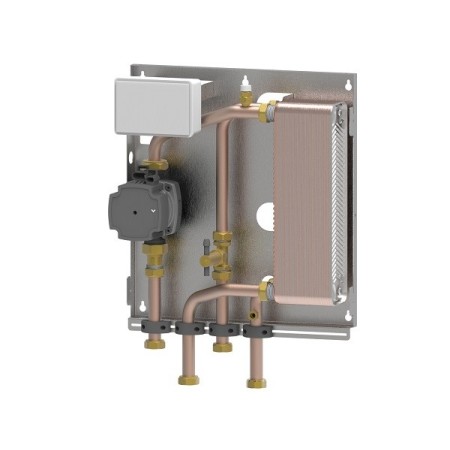 Durchlass-Warmwasserbereitungsanlage bf6 75kw 30 l/min mit PWM-Modulationseinheit ohne Abdeckschale