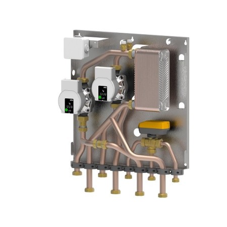 De Pala Cassetta box fire bf2 potenza 35kw c/stacchi caldaia solo dima idraulica