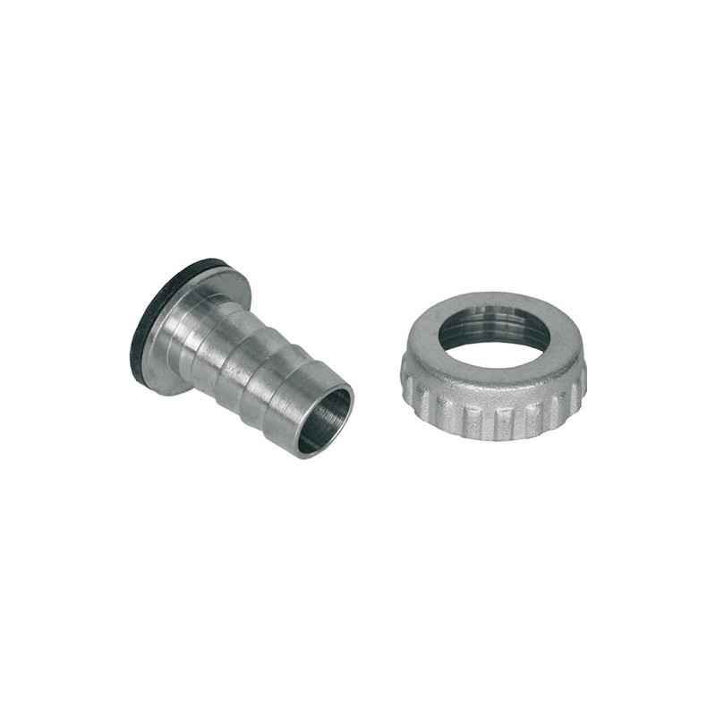 NICKEL-PLATED BRASS HOSE CONNECTOR WITH 3/4"...