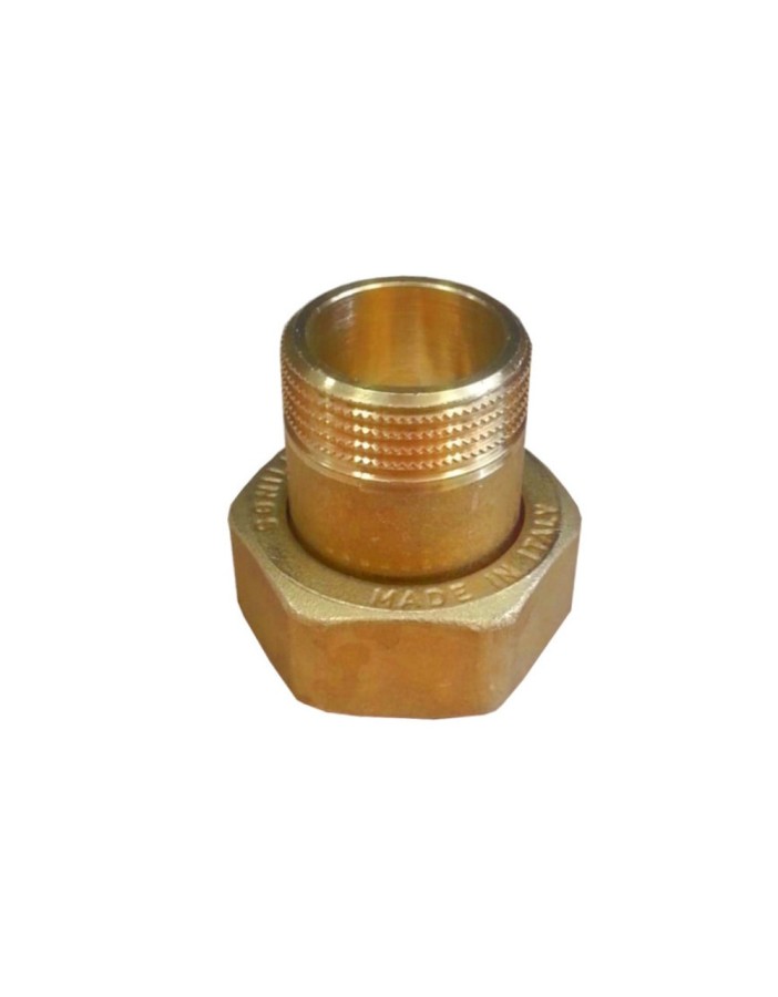 Fitting kit for 3-way valves g 1"1/4 m, yellow...