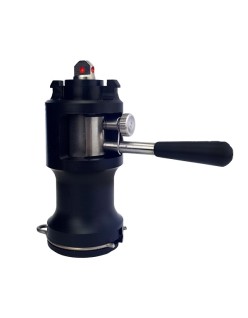 Insulation extension with lever for 2-way ball valve