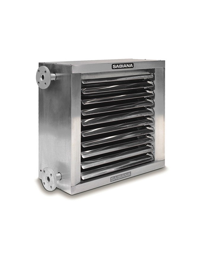 Calentador de aire de acero inoxidable Sabiana AIX 46I21 batería de 4/6 polos 1 rango G2