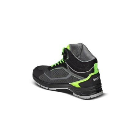 SPARCO INDY-HE RANGER S3 ESD SCHWARZ/FLUORESZIEREND GRÜN SCHUH EU46