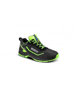 CHAUSSURE SPARCO INDY-E FORESTER S3 ESD NOIR/VERT FLUO EU45