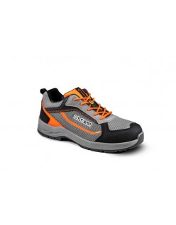 ZAPATILLA SPARCO INDY-R S1P ESD GRIS/NARANJA FLUORESCENTE...